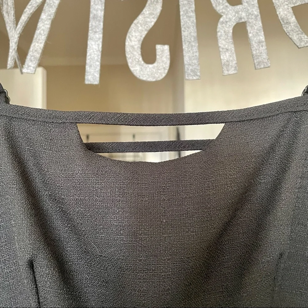Anthropologie black, midi, strapless dress - Picture 7 of 13